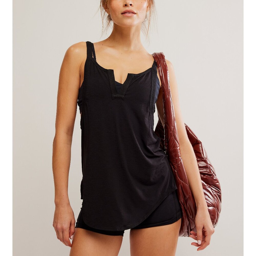 FP Movement by Free People Last Chance Batter Up Tank Black Combo NEW WITH TAGS - Picture 6 of 11